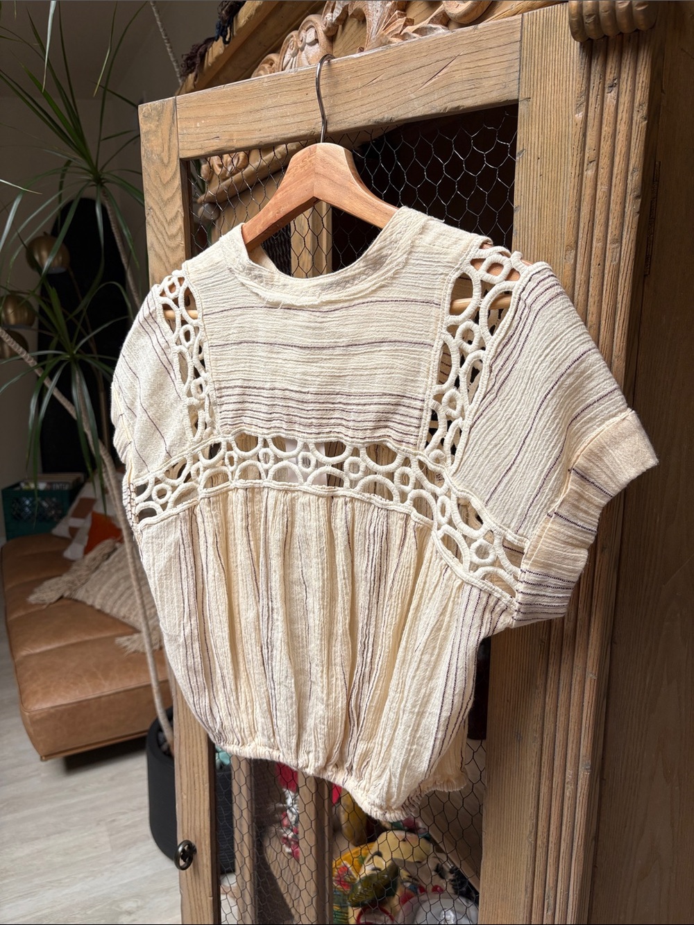 Free People Cedar Lace Pullover Top - Picture 13 of 14